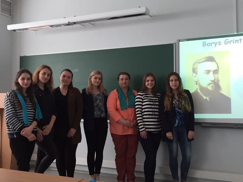 У річницю з дня пам'яті Бориса Дмитровича Грінченка У річницю з дня пам'яті Бориса Дмитровича Грінченка